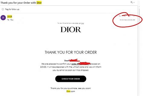 dior retoure|Dior my orders.